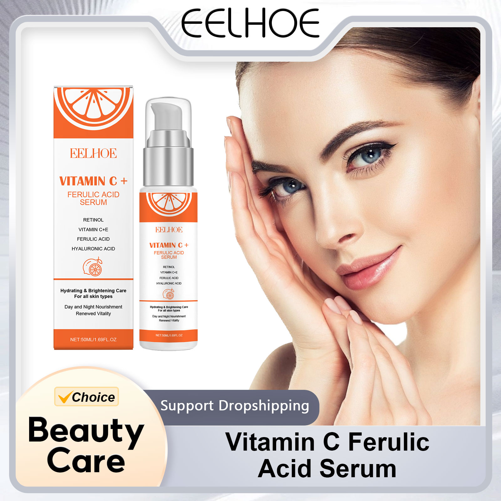 Exosome Serum Ampoule - Eelhoe-ビタミンCとe-フェルラ酸保湿血清,毛穴の縮小,美しい肌の輝き,レチノール,50ml