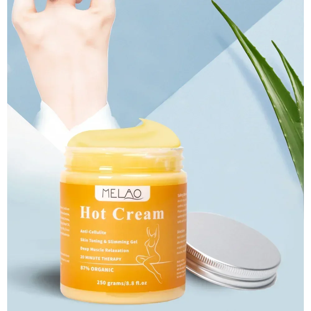 Luxury Skincare Korea - 250g メラオ ホットクリーム ボディマッサージジェル セルライト除去 脂肪燃焼