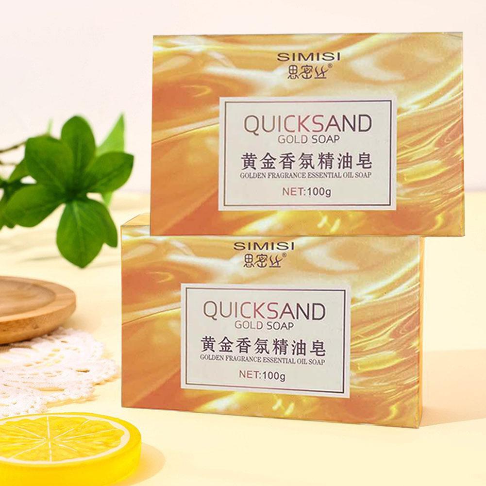 手作りゴールドソープ台形ラバーペプチド配合エッセンシャルオイ - Luxury Skincare & Spa のレビューと価格