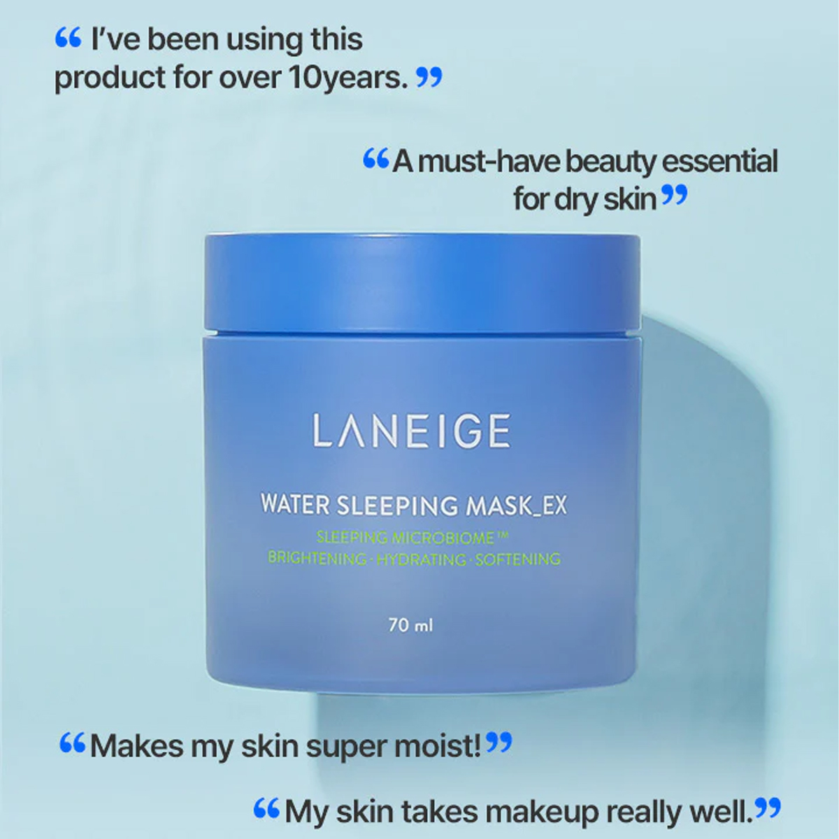 LANEIGE ウォータースリーピングマスク 70ml、一晩 - Luxury Skincare Korea のレビューと価格
