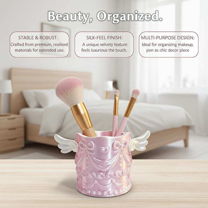 1 個天使の羽パターンメイクアップブラシホルダー高級ハイエン - Luxury Skincare And Makeup Brands のレビューと価格