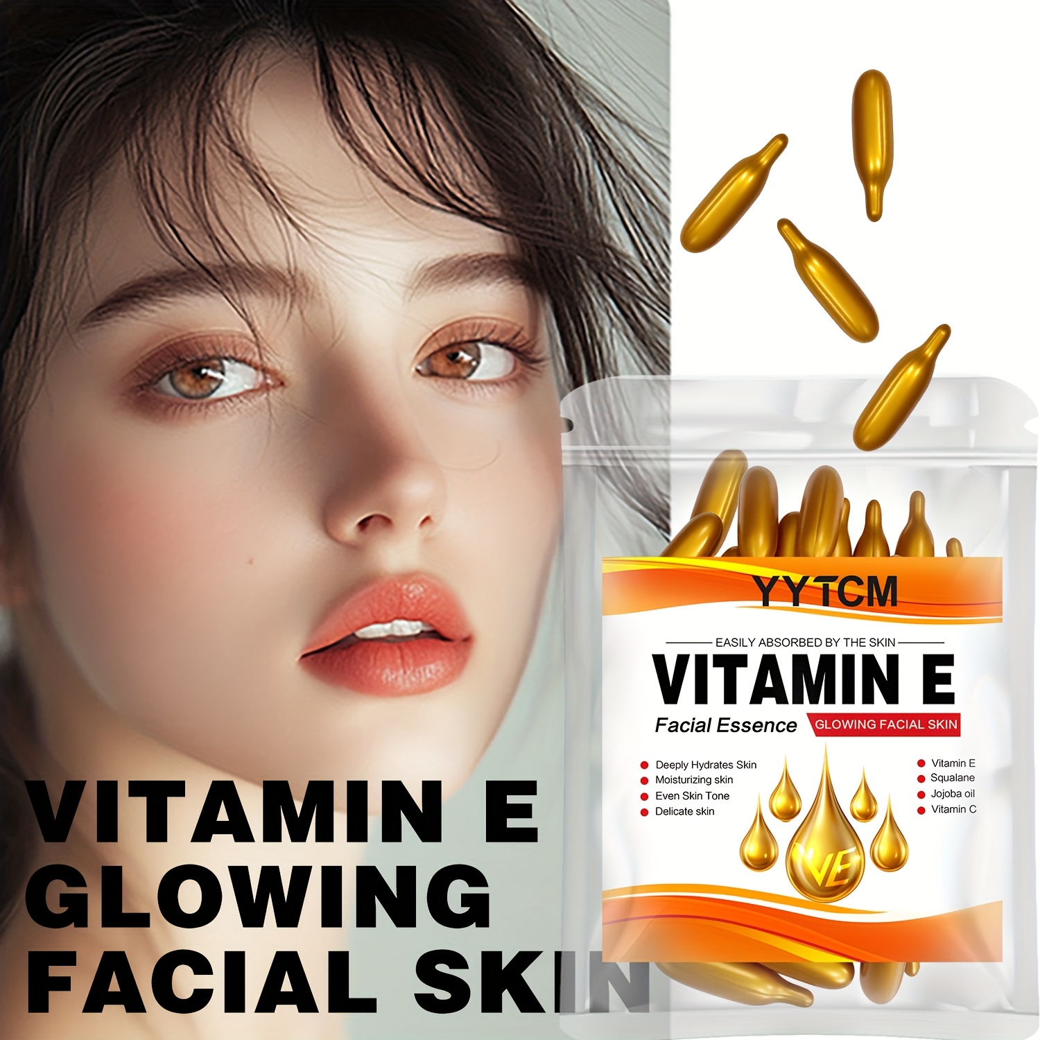 ビタミンEディープモイスチャライジングカプセルエッセンス、肌 - Exosome Serum Ampoule のレビューと価格